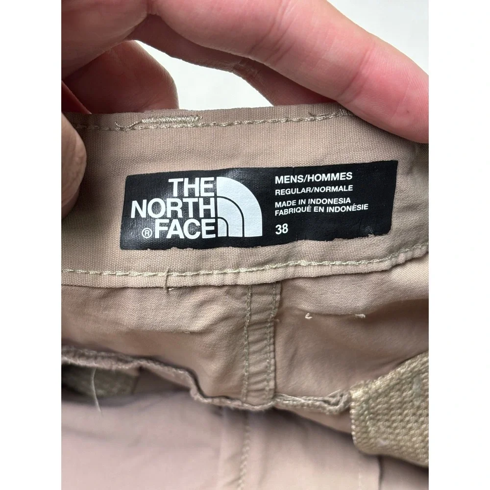 The North Face Mens‎ Horizon 2.0 Shorts Khaki Tan Hiking Stretch Size 38X10
